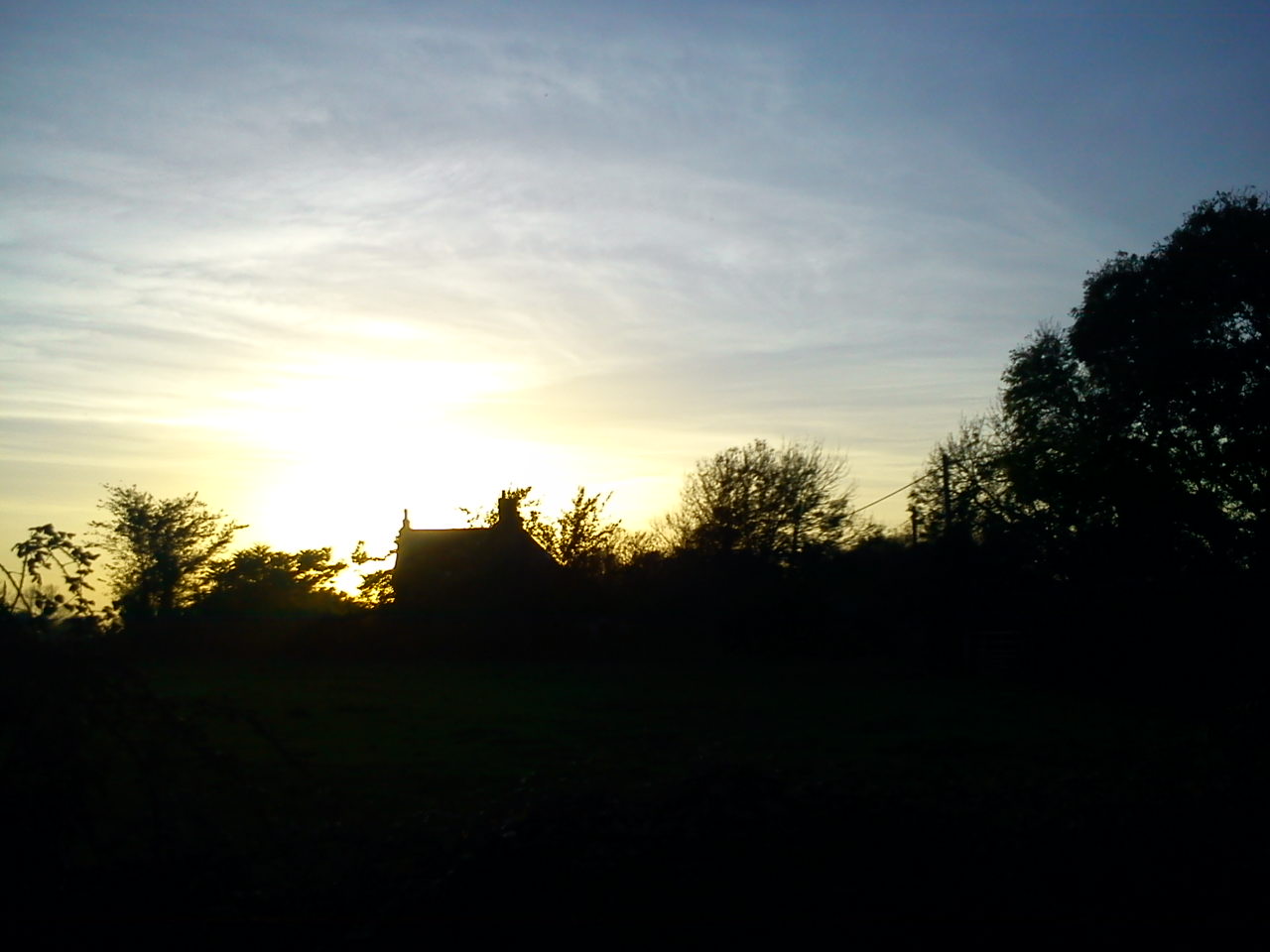 Sunset over Arundel National Park